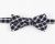 Dark Navy Checker Butterfly Pre-tied Bow Tie - 0800002200121