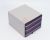 Purple Black Stripe Neck Tie Pocket Square and Cufflinks Gift Box Set - 3000130000229