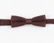 Chocolate Brown Slim Bat Wing Pre-tied Bow Tie - 0600000200068