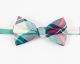 Multi Color Plaid Butterfly Pre-tied Bow Tie - 0800002100995