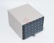 Dark Grey with White Polka Dots Neck Tie Pocket Square and Cufflinks Gift Box Set - 3000020000438