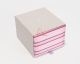 Light Pink Stripe Neck Tie Pocket Square and Cufflinks Gift Box Set - 3000050000811