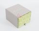 Green Ground Novelty Pattern Neck Tie Pocket Square and Cufflinks Gift Box Set - 3000100000044